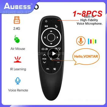 1 ~ 8ШТ Голосовой Пульт Дистанционного Управления Беспроводной Air Fly Mouse G10 G10S Гироскоп ИК Обучения для Android TV Box Smart TV Box
