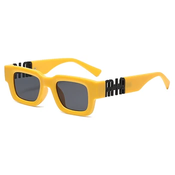 2024 Женские модные солнцезащитные очки Стильная Леди Элегантные солнцезащитные очки в квадратной оправе Очки UV400