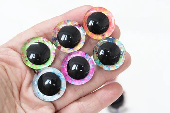 300ШТ от 9 мм до 35 мм craft eyes 3D блестящая игрушка для зрачков safety eyes кукольные глаза с шайбой-вариант цвета-S9