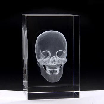 3D Стереокристаллическая внутренняя карбидная модель черепа, образовательная Медицинская модель 5 * 5 * 8 см