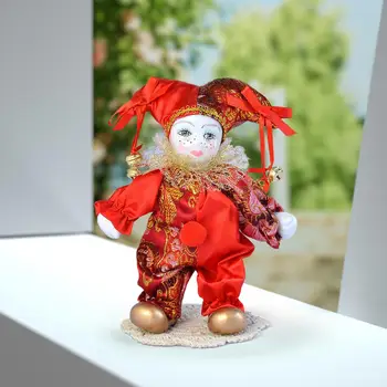 7-дюймовые куклы-клоуны, коллекционные украшения для кукол, Антикварная кукла, фарфор ручной работы