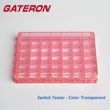 GATERON Switch Tester Розовый Черный Синий Прозрачный Цвет 5 X 7 Индивидуальная Игровая Механическая клавиатура DIY Акрил
