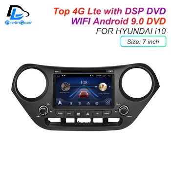 IPS-экран, DSP звук Android 9.0 2 DIN, 4G Lte радио для hyundai grand I10, GPS DVD-плеер, стереонавигация