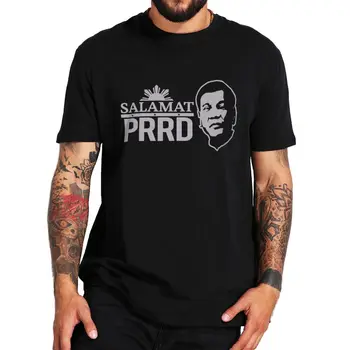 Kaus Oblong Salamat PRRD Kaus Penggemar Presiden Rodrigo Duterte Kaus Uniseks Klasik Presiden Filipina Kaus 100% Katun