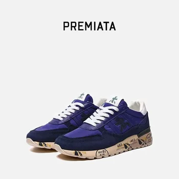 PREMIATA, итальянский бренд steven, натуральная обувь для тренировок, мужские кроссовки Mick Lander из коровьей кожи, повседневные кроссовки Walkign, спортивные кроссовки