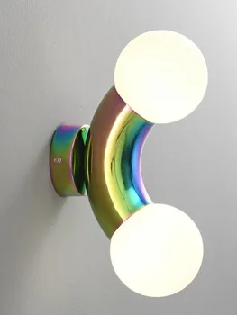 антикварное освещение для ванной комнаты настенный светильник с поворотным рычагом синий настенный светильник для туалетного столика в ванной комнате аппликация симпатичная лампа турецкая лампа