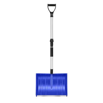 Большая переносная лопата для уборки снега на подъездной дорожке, легкая садовая складная лопата с ручкой, широкая лопата для уборки снега в автомобиле