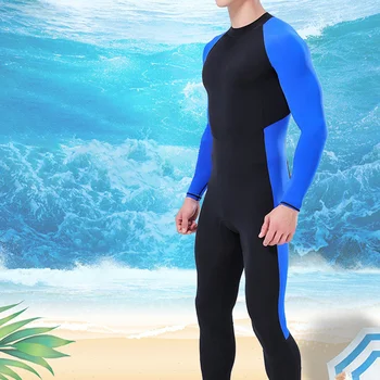 Быстросохнущий купальник, цельная водонепроницаемая тонкая солнцезащитная одежда, утолщенный гидрокостюм с длинным рукавом