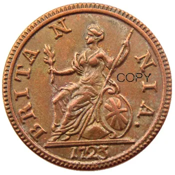 Великобритания, 1723 год, Просматриваю британские монеты Георга I, очень редкая копия монеты