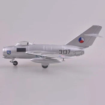 Военизированный боевой истребитель МИГ-15 Пластиковая модель в масштабе 1: 72, Имитация коллекции игрушек и подарков, украшение дисплея