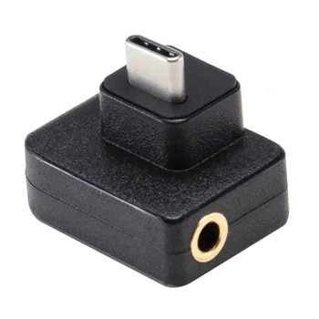 Двойной 3,5-мм аудио адаптер для микрофона USB-C Улучшает качество звука во время зарядки или передачи данных для OSMO Action