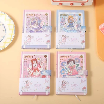 Записная книжка Журнала Manga Journal Notebook Японский Журнал с Эстетической Подкладкой для Девочек Средней школы K1KF