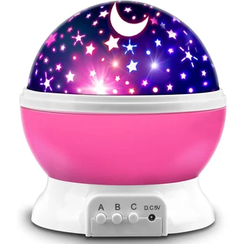 Звездный проектор, ночник, прикольные подарки на день рождения для девочек и мальчиков в возрасте от 1 до 14 лет в детской спальне
