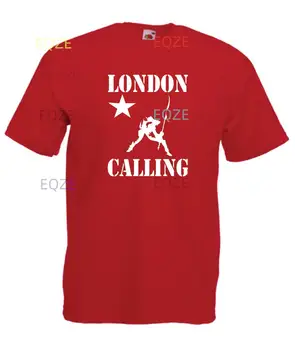 Идея рождественского подарка LONDON CALLING, мужские и женские футболки, многоцветный топ S-2XL