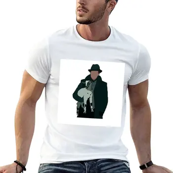 Каз и Майло - футболка с тенью и костью, черная футболка, футболки для мальчиков, мужские футболки