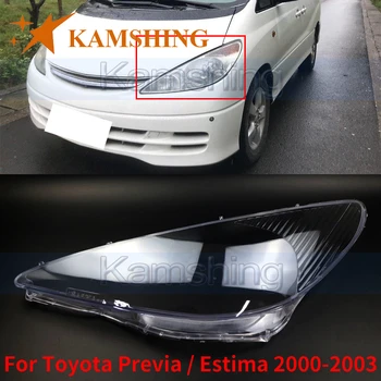 Камшинг Для Toyota Previa/Estima Aeras ACR30 2000-2003 Крышка Передней Фары Стеклянная Линза Фары Крышка Лампы Корпус Лампы
