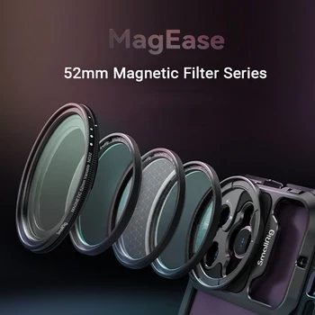 Комплект магнитных фильтров SmallRig MagEase 52 мм/Комплект фильтров CPL /1/4 Комплекта Фильтров Черного Тумана/Комплект фильтров Star-Cross для iPhone 4216