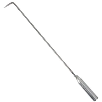 Крючок для брикетов для кемпинга в помещении и на открытом воздухе, инструмент для приготовления барбекю, каминный инструмент, одинарный выдвижной затвор (33 см)
