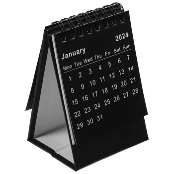 Мини-настольный календарь Lighthouse 2024, офисный орнамент в виде трубы, настольный мольберт, подставка для бумаги