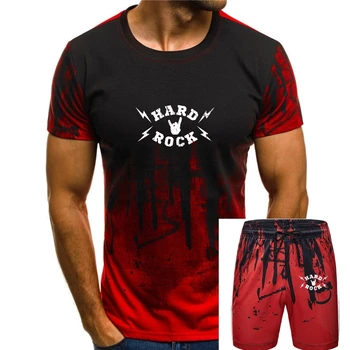 Мужская красная футболка HARD ROCK BOLTS РОК-Н-ролльной панк-металлической группы (1)