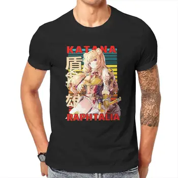 Мужские футболки Rising Of The Shield Hero, забавные футболки с аниме для девочек, футболка с круглым вырезом, одежда из чистого хлопка с графическим принтом