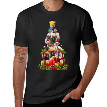 Нижняя футболка с рождественской елкой, футболки на заказ, создайте свои собственные футболки, футболки для мужчин, упаковка