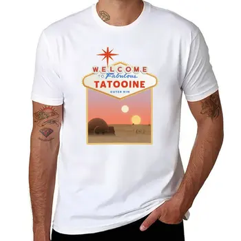 Новая футболка WELCOME TATOOINE OUTER RIM, футболки, мужская одежда, мужские высокие футболки