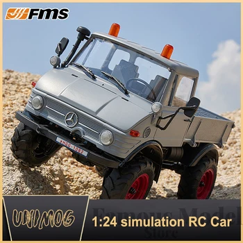Новый Fms 1:24 Fcx24 Unimog Simulation Жесткий Пластиковый Корпус С Двухскоростной Механической Переменной Скоростью Micro Card Model Car Rc Boy Toy