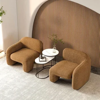 Одноместный диван Легкая Роскошь В винтажном стиле, Современный Органайзер для взрослых, Дизайнерская зона, Креативная Мебель для комнаты