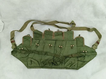 подлинная оригинальная коллекция ВЬЕТНАМСКОЙ войны, китайский ТИП 81 56AK, нагрудная сумка для боеприпасов, зеленый