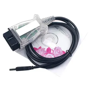 Профессиональный автомобильный диагностический кабель Кабель с интерфейсом USB, инструмент для диагностики автомобиля, инструмент для сканирования данных автомобиля, удобный в использовании с приводом