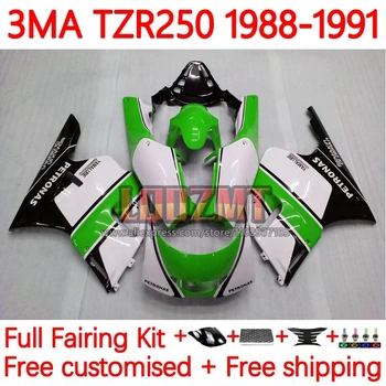 Рамка для YAMAHA Зеленый черный TZR-250 3MA TZR250 YPVS RS TZR 250 TZR250R 1988 1989 1990 1991 TZR250RR 88 89 90 91 Обтекатель 43No.98