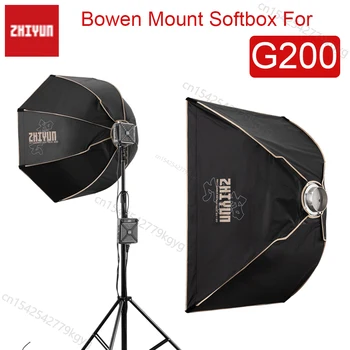 Софтбокс ZHIYUN G200 для видеосъемки Софтбокс Bowens Mount для MOLUS G200, аксессуары для фотосъемки со светодиодной подсветкой COB мощностью 200 Вт