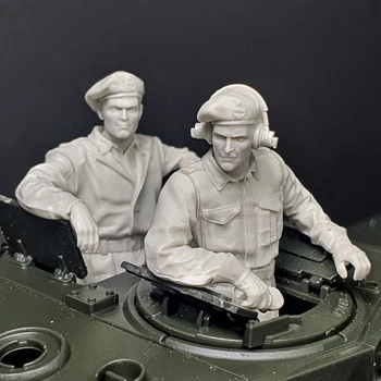 Фигурка солдата GK из смолы 1/35, комплект башни британского танка, комплект в разобранном виде и неокрашенный