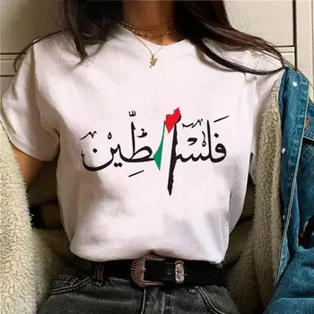 Футболка Palestine, модный топ для женщин, летняя футболка, женская дизайнерская одежда из аниме Y2k