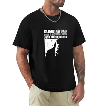 Футболка Rock Climbing Dad Definition V4, черные футболки, футболки для спортивных фанатов, мужская забавная футболка, мужские однотонные футболки