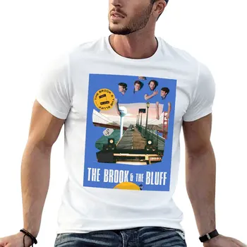 Футболка The Brook and the Bluff, спортивная рубашка, однотонная футболка, летние топы, футболки, мужские тренировочные рубашки для мужчин
