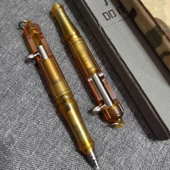 Цельнокроеная Ручка ULTEM Bolt EDC Из Титанового Сплава с Гелевыми Чернилами PEI Pen для Фирменного Офисного Подарка